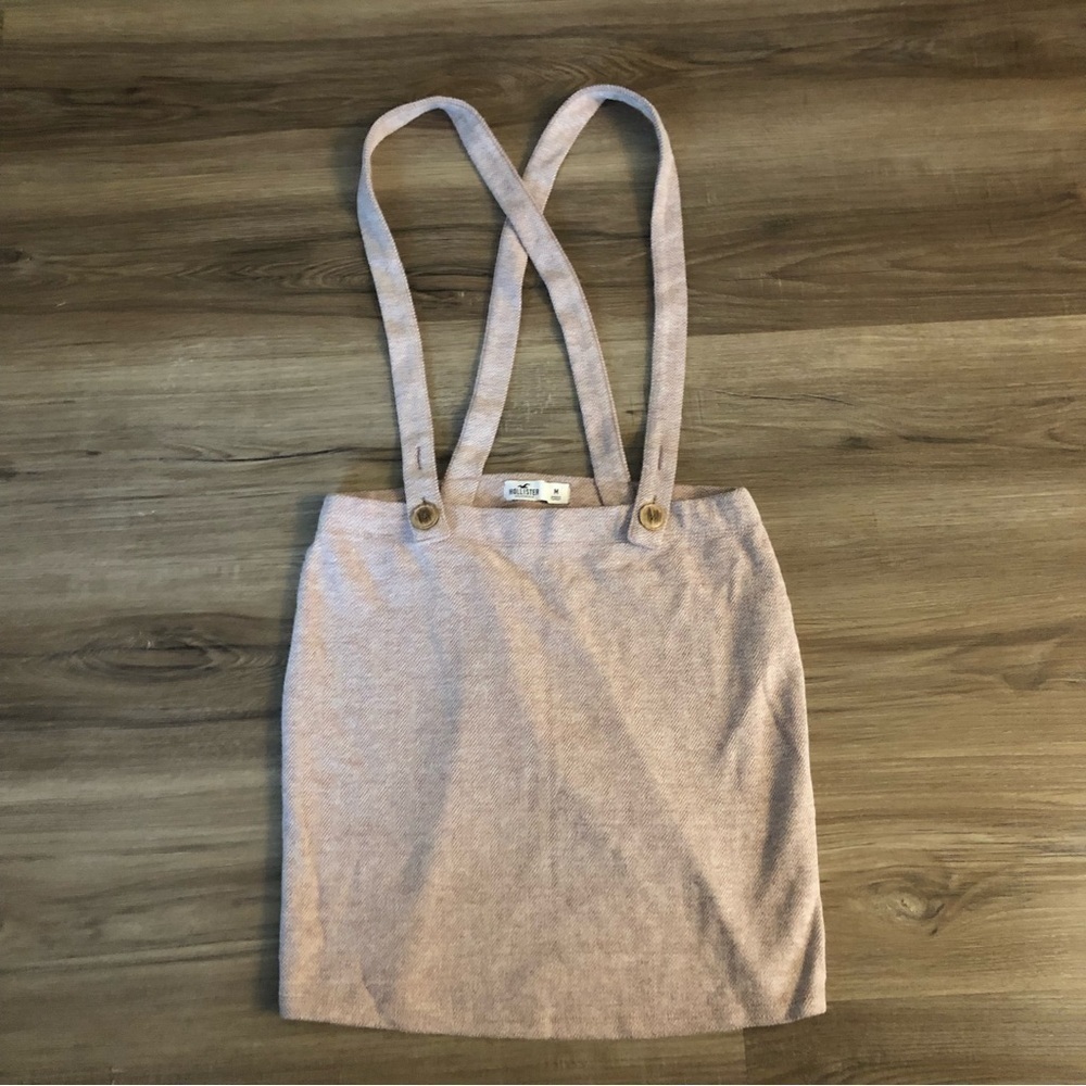 HOLLISTER Light Mauve Suspender Skirt Women Size Medium